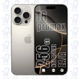 آیفون 16 پرو مکس ،  iPhone 16 promax ، ZAA ، اکتیو ،256 گیگ ، رجیستر شده ، رنگ نچرال