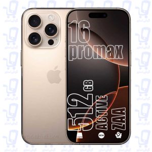 آیفون 16 پرو مکس ،  iPhone 16 promax ، ZAA ، اکتیو ،512 گیگ ، رجیستر شده ، رنگ دیزرت